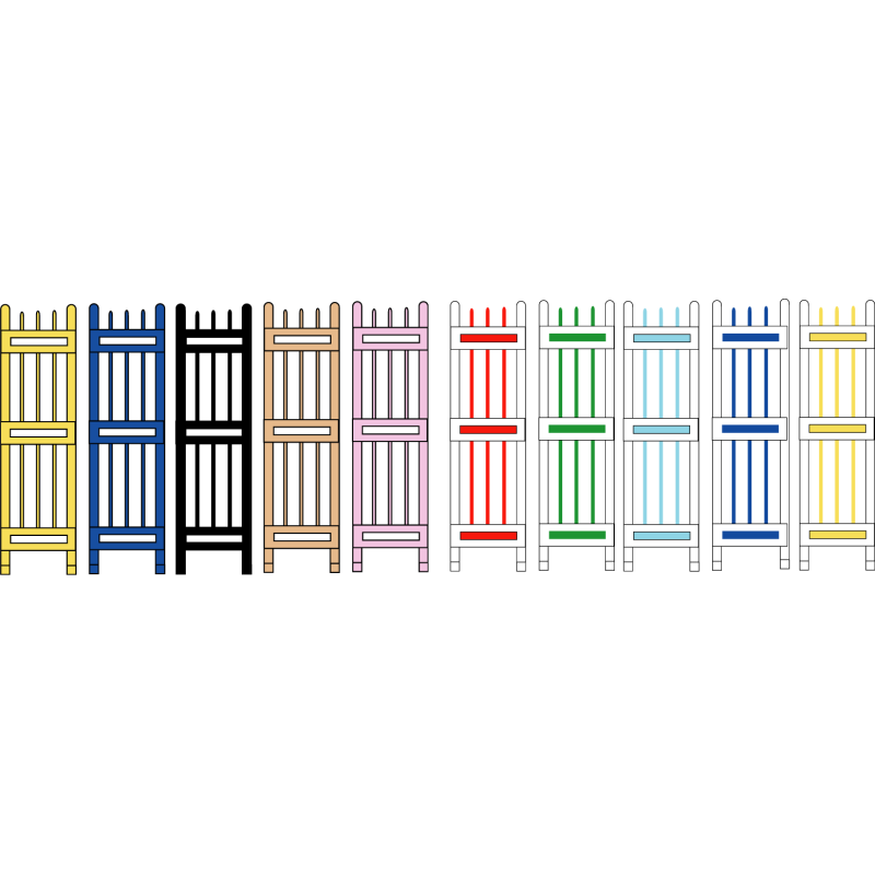 Chandeliers standard (paire) 180 x 50cm