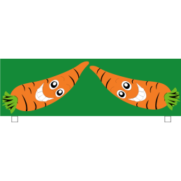 Soubassement alu carottes 30cm x 140cm