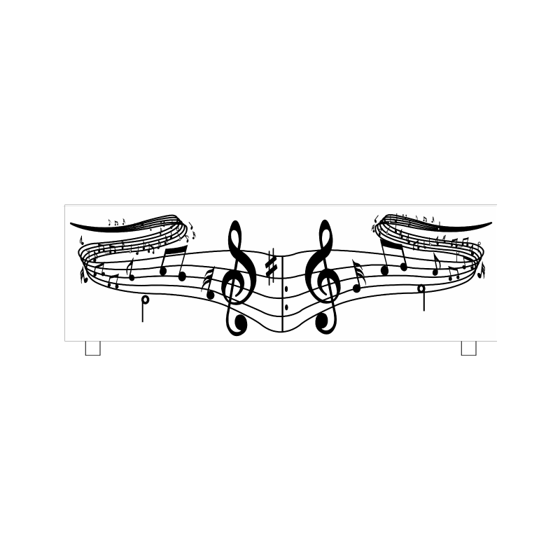 Soubassement alu partition 50cm x 140cm