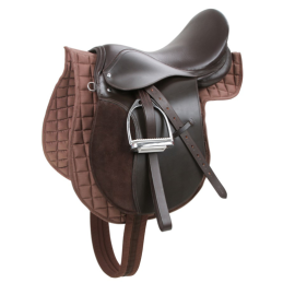 Pack selle Haflinger marron
