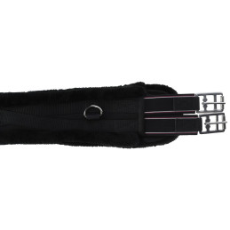 Sangle noir avec fourrure synthétique