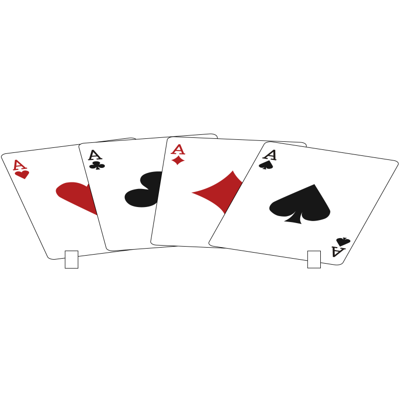 Soubassement Jeu de Cartes Eventail