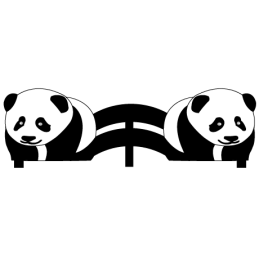 Soubassement en bois panda